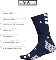 Vista 18 de adidas Calcetines unisex Creator 365 de baloncesto (1 par), Negro - Azul rey colegiado/blanco