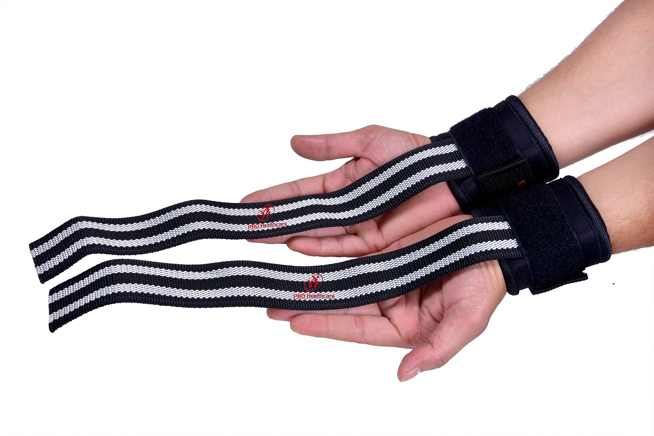 PRO Healthcare Power Weight Lifting Bar Straps with Wrist Support Band, Weightlifting, Power Lifting, Strength Training for Men & Women | Wrist Support Band Strap for Men (Pair) (B09MLVTP32) Amazon Price History, Amazon Price Tracker