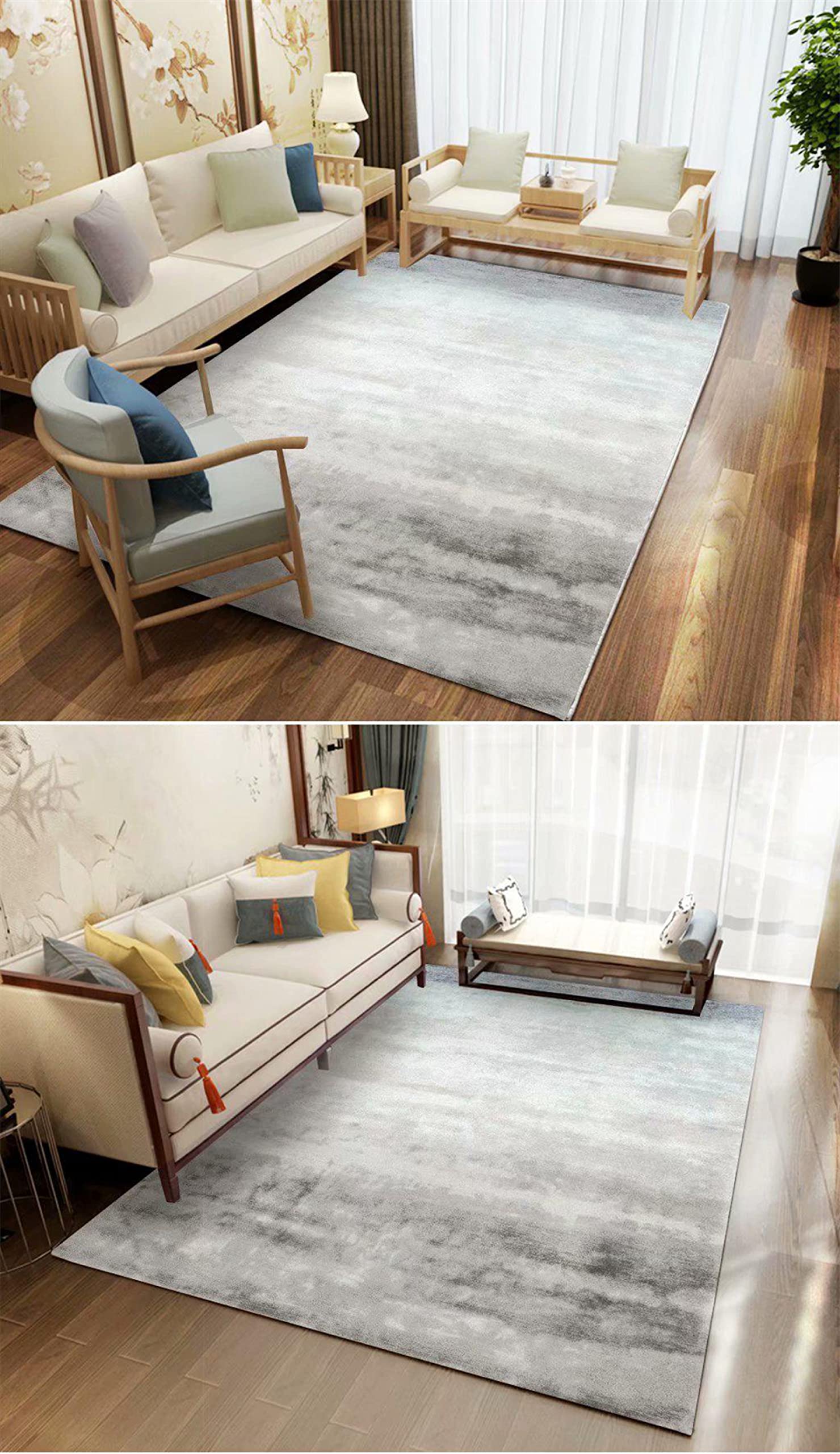 Tapis de jeu gris 160x200cm pour le salon et la chambre des garçons