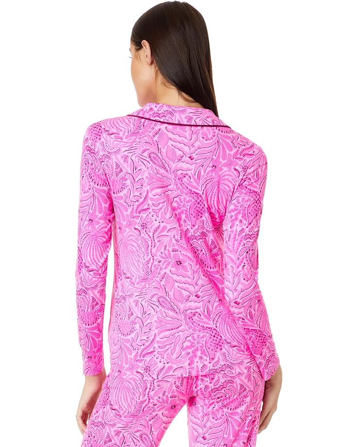 Lilly Pulitzer PJ Knit Long Sleeve Button-Up Top - #2 of 4