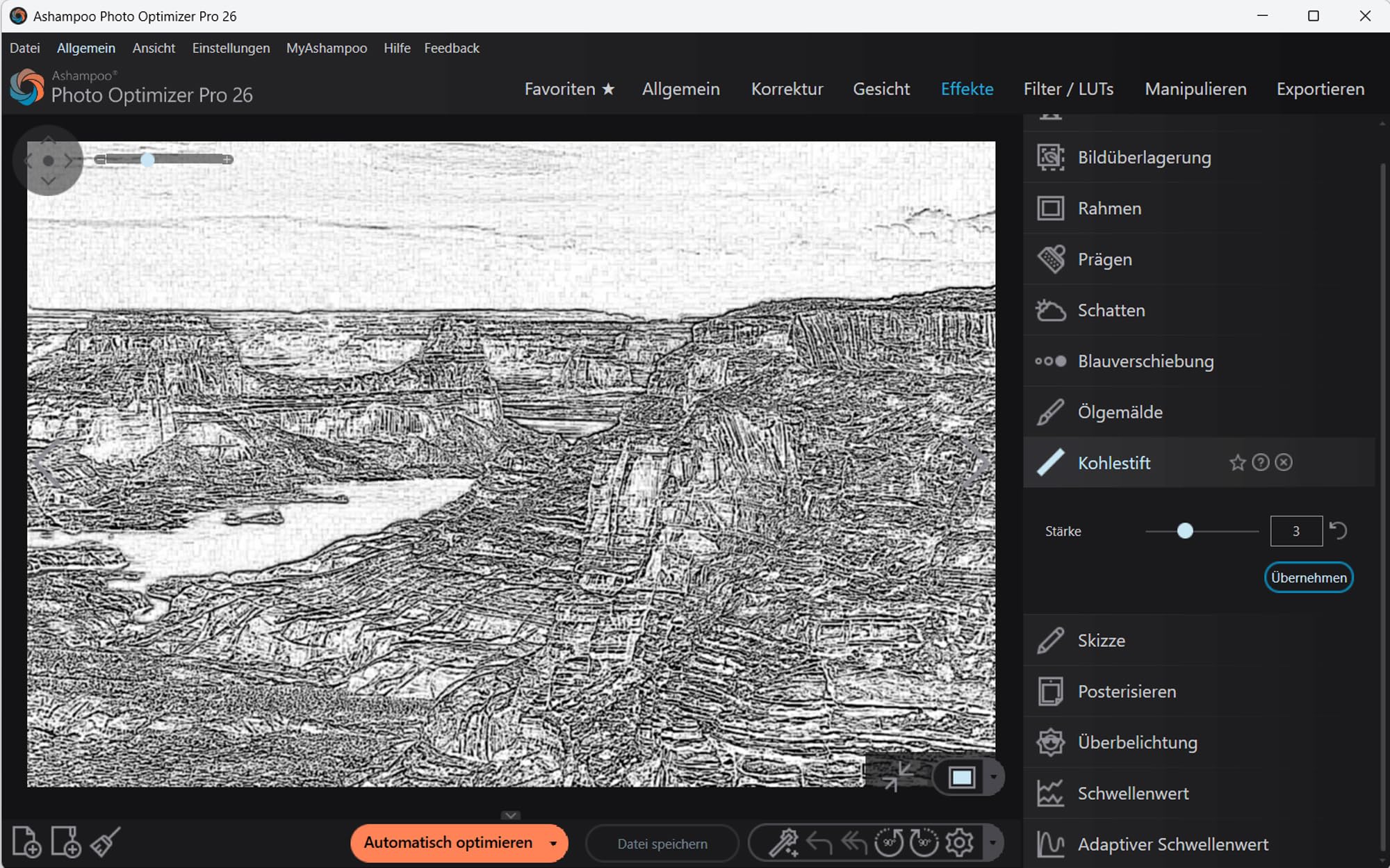 Photo Optimizer 26, Bildbearbeitungssoftware, Automatische Fotobearbeitung, Bildkorrektur per Klick, Stapelverarbeitung, Perspektivkorrektur & Porträt-Retusche, für Win 11/10