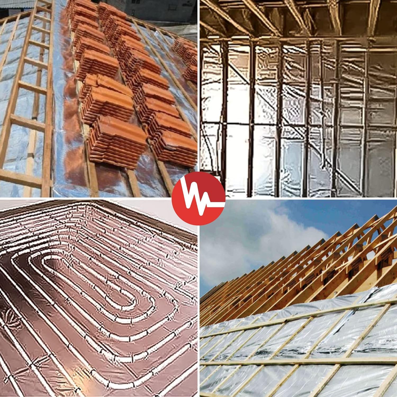 MULTI 7-7 (1,25X20 m)|Aislante Termico para Paredes, Fachadas, Techos, Cubiertas,Ventana, Suelo,Coche,Garaje,Camper |Válido para cualquier tipo de construcción| 7 Capas | 7mm Espesor| 25m²