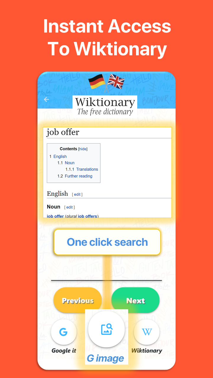 Wikitionary App German English Pro Bilingual - App on the Amazon Appstore