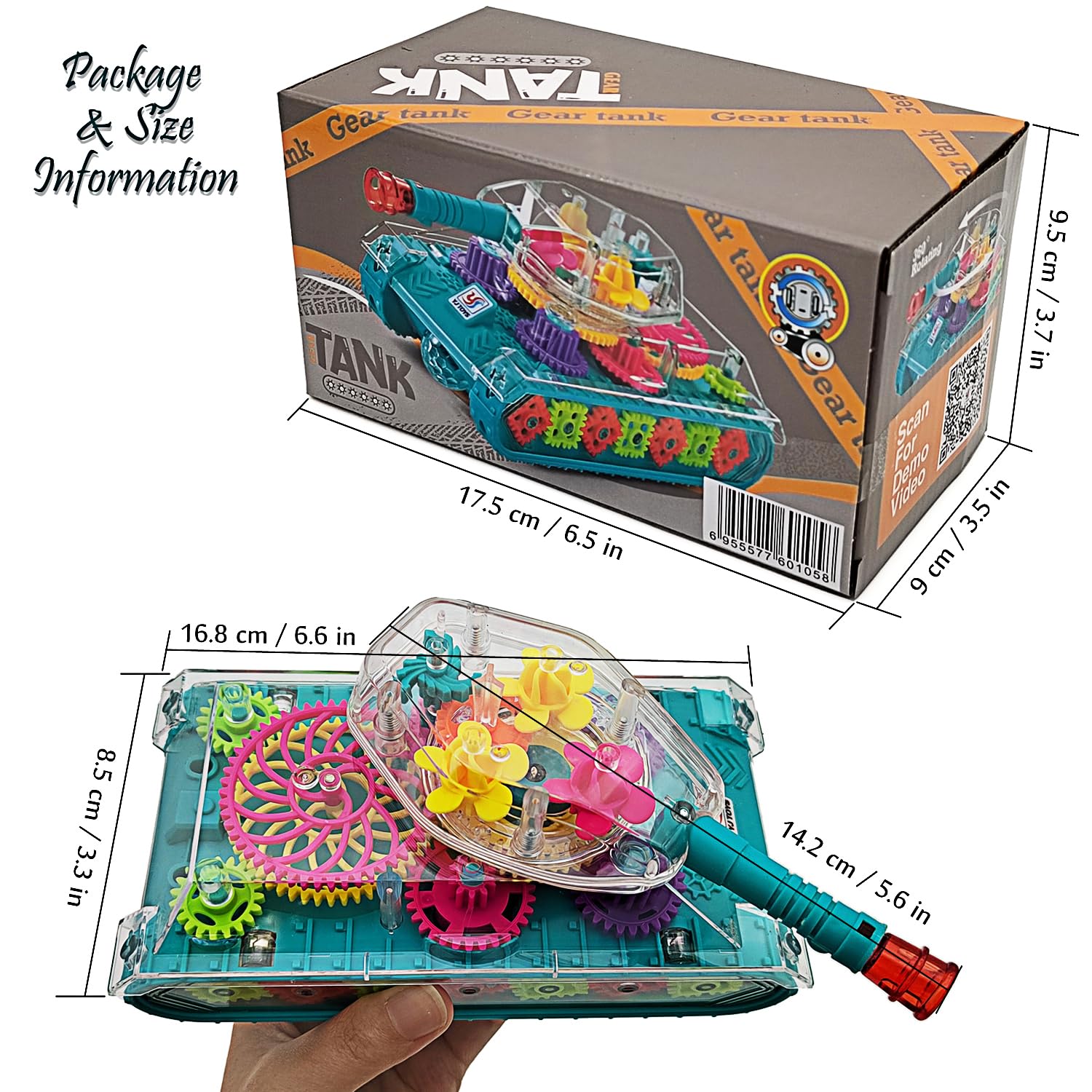 Amazon.com: Tipmant Electric Tank Toy Electronic Vehicle Car Auto