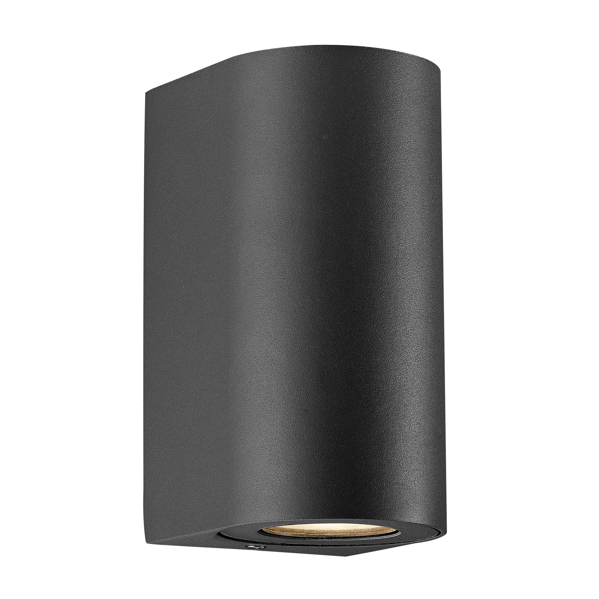 Nordlux Canto Outdoor Aluminium Wall Light Coastal/marine Safe Black,mains from B&Q