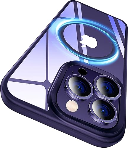 CASEKOO Funda magnética más fuerte para iPhone 14 Pro, compatible con soporte de automóvil MagSafe, tecnología anti-amarilleo n. 1, protección de