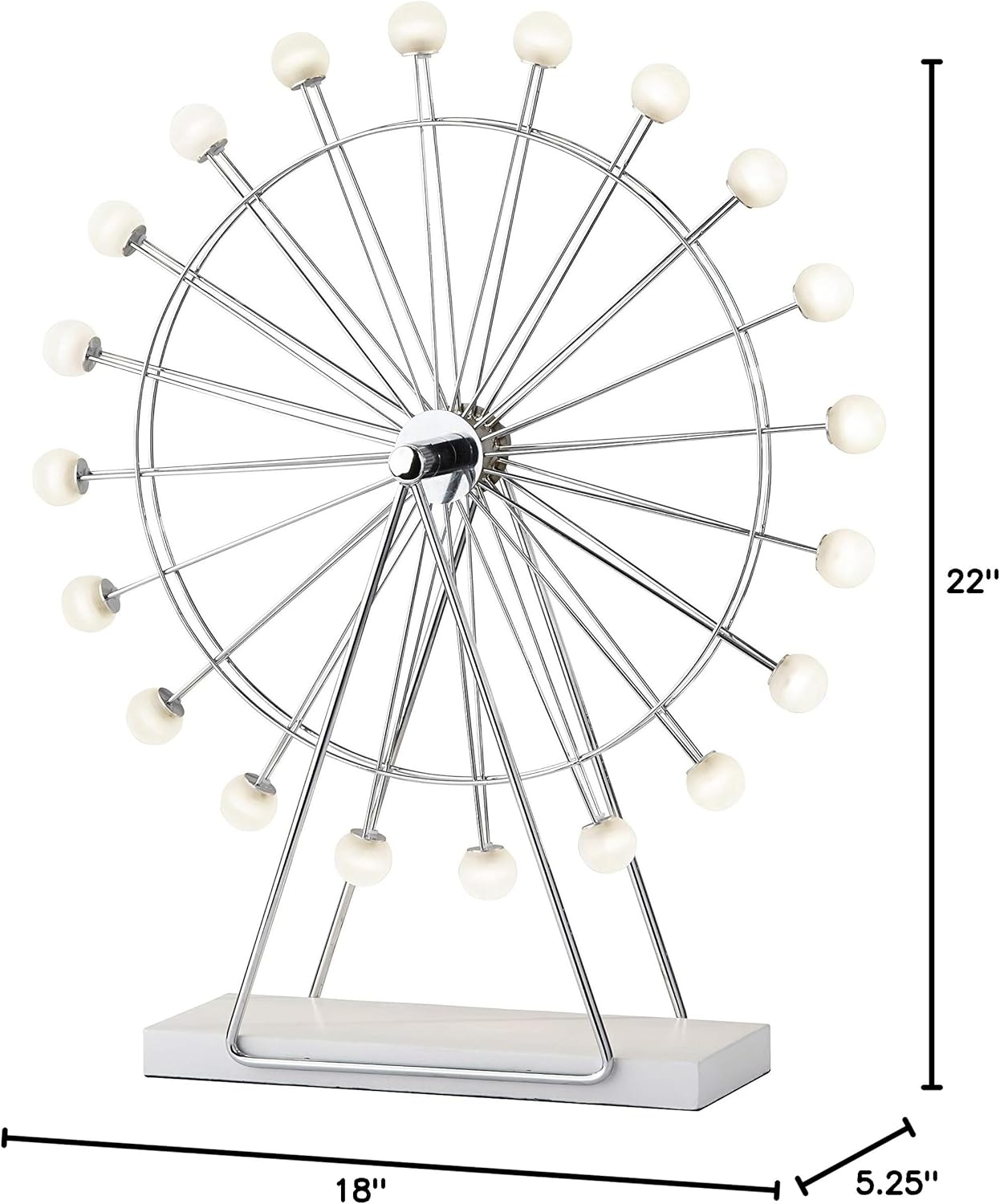 Adesso Home 2120-22 Transitional LED Table Lamp from Coney Collection in Chrome Finish, 5.25 inches, Large, Bronze