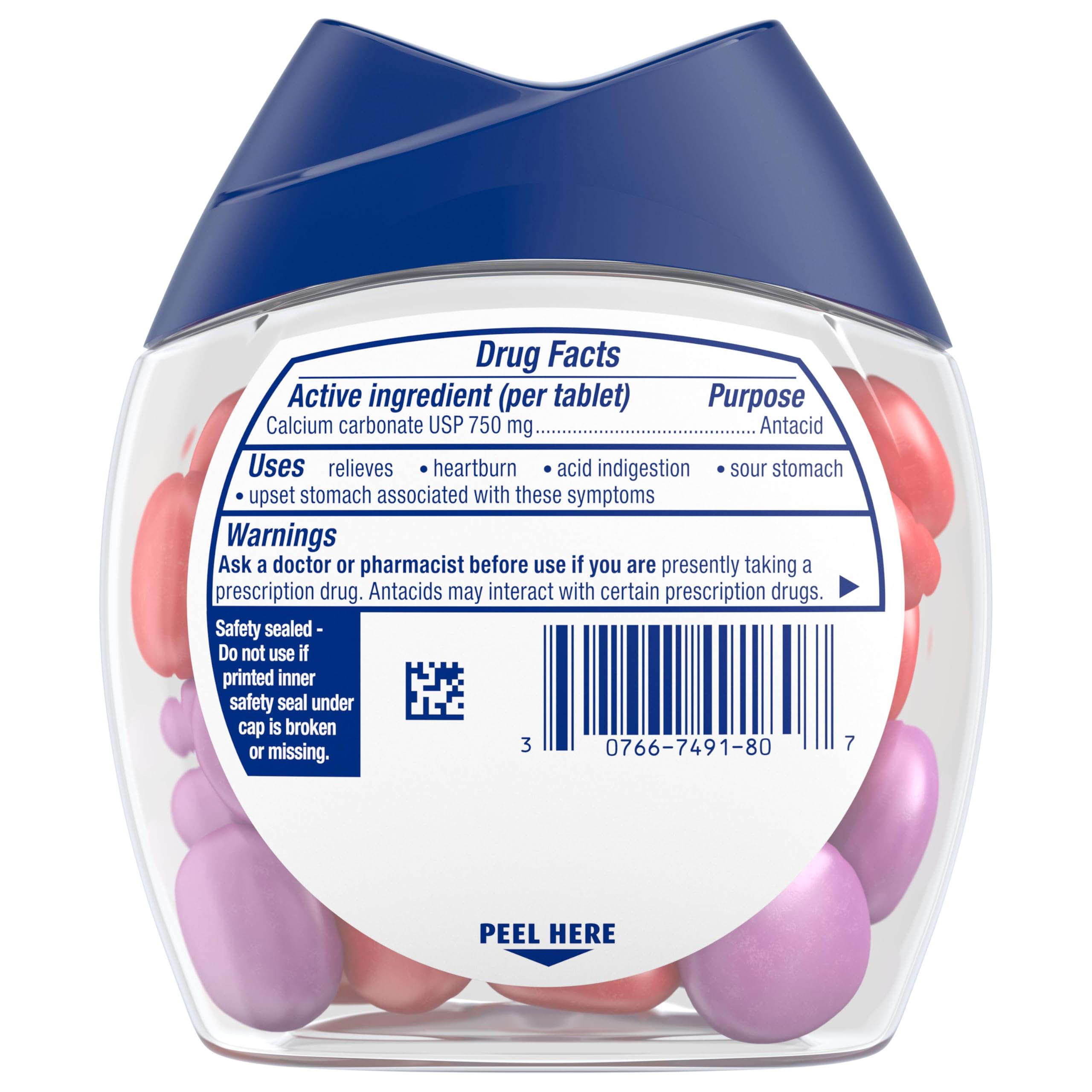 TUMS Chewy Bites Antacid Tablets, Assorted Berries, 32 Count — Amazon image 11