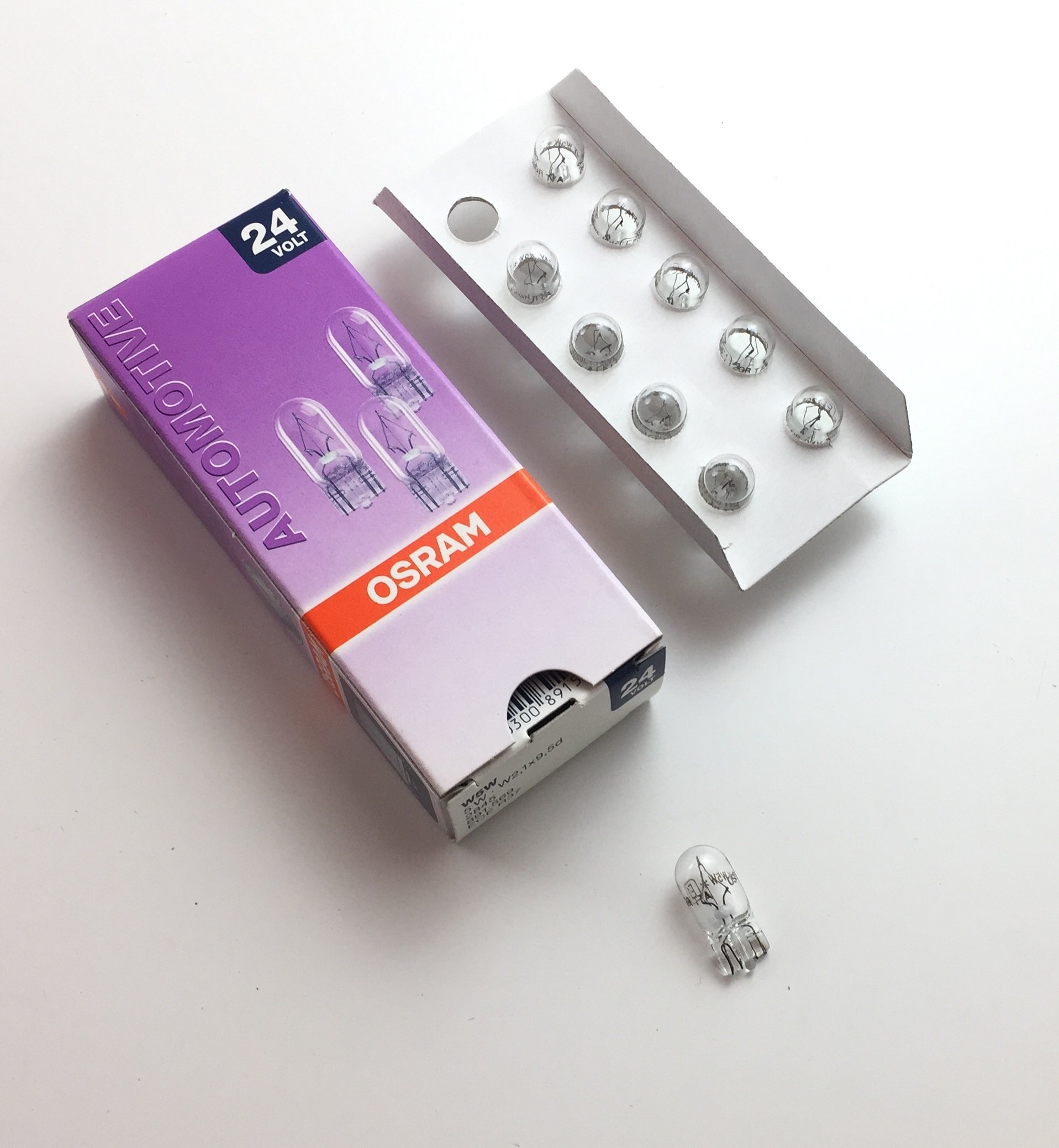 Set di 20 lampade osram Set 10 X H7 24 V 70 W 10 X W5 W 24 V 5 W 64215 2845 24 Volt