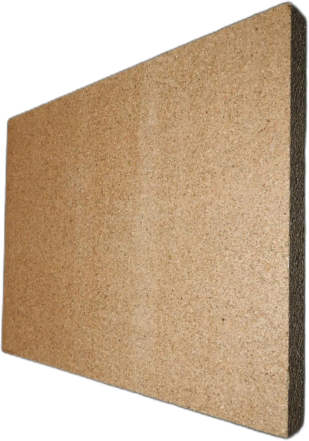 The Stove Wizard Firebrick Fire Board Heat Proof Brick Vermiculite Fireboard 200mm x 200mm x 25mm, Beige - Image 2