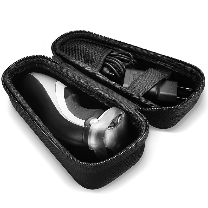 Estojo rígido ProCase preto para barbeador elétrico Norelco