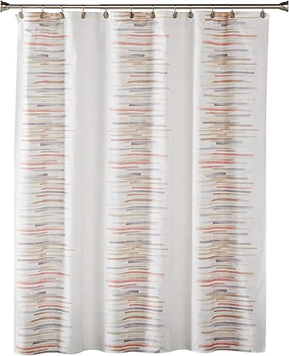 SKL Home by Saturday Knight Ltd. Mori Cortina de ducha, rubor, 72.00 x 70.00 pulgadas