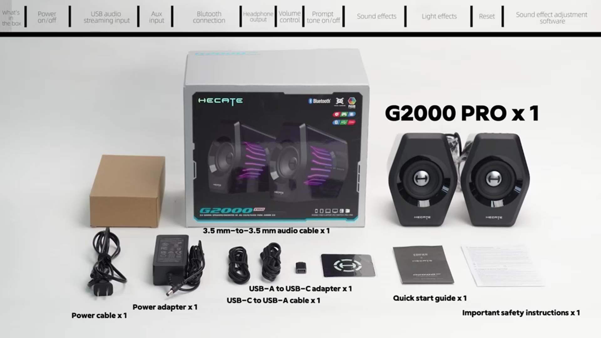 Amazon.com: Edifier G2000 Pro Bluetooth Computer Speakers with 7.1