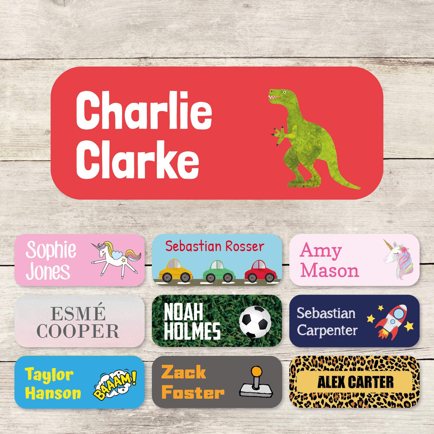 Buy Stickerscape 171 Name Labels For Children Mix Of Iron On And Buy Stickerscape 171 Name Labels For Children Mix Of Iron On And