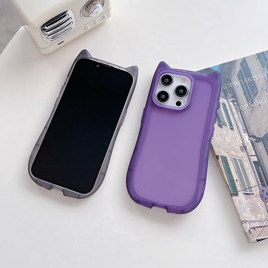 ゆかり出品 Amazon.co.jp: ZOOYAA iPhone 15 対応ケース クリア 猫耳デザイン