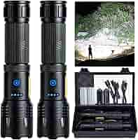 Rechargeable LED Flashlights High Lumen,90,000 Lumens Super