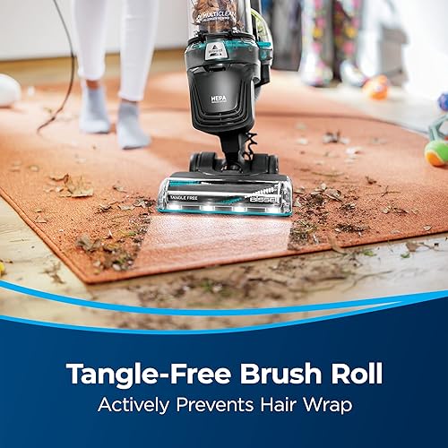 Miniatura 5 de Bissell MultiClean Allergen Rewind - Aspiradora para mascotas con sistema sellado de filtro HEPA, rebobinado automático de cable, rollo de cepillo