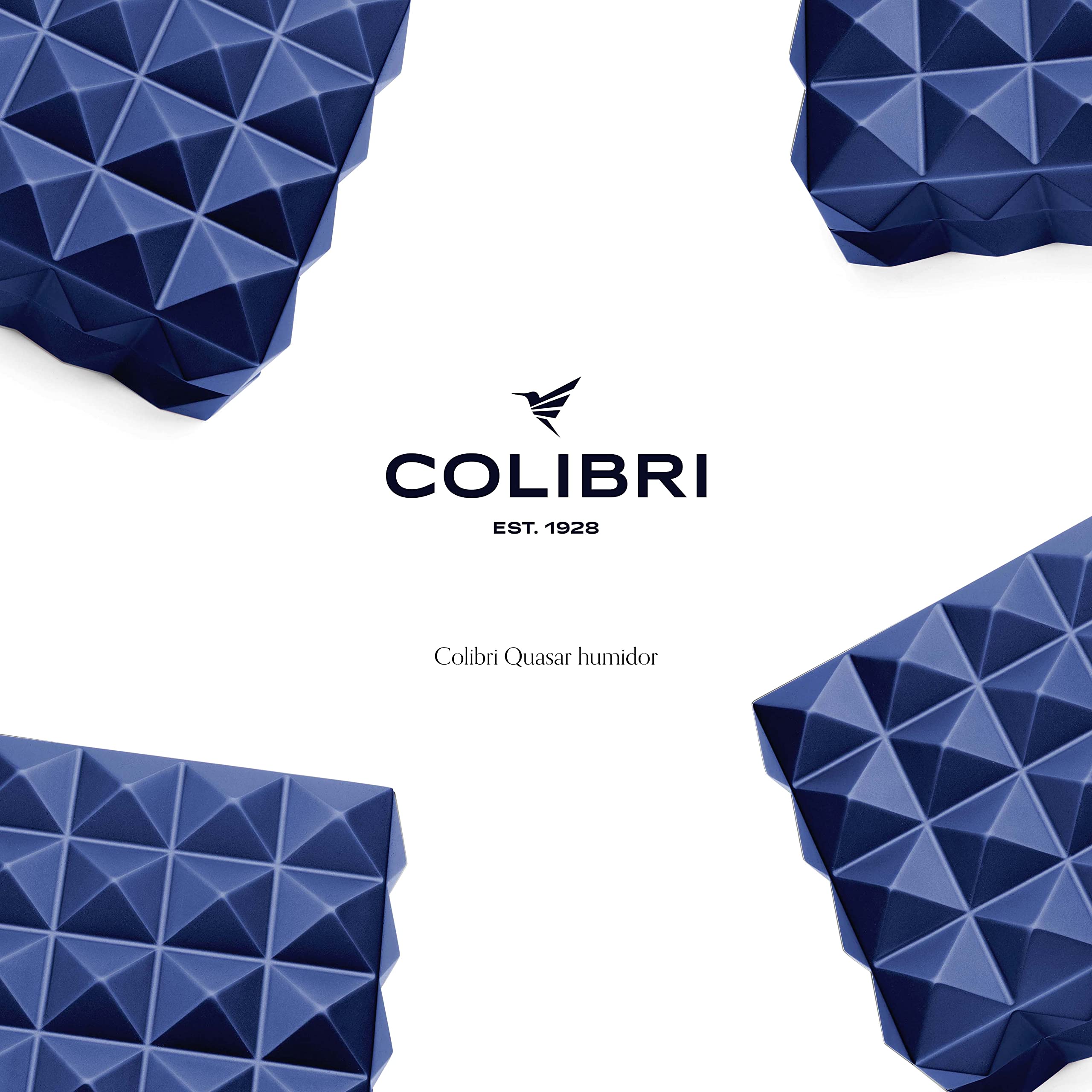 Cave à cigares Colibri Quasar | doublé de bois de cèdre | hygromètre numérique | système d'humidification magnétique réglable | Capacité de 40-45 cigares | deux séparateurs réglables