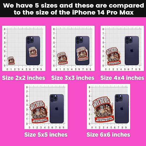 Miniatura 5 de Calcomanías de soldadura de penetración completa, cuello azul, para soldar, manos sucias, para cascos duros, troqueladas, impermeables, para