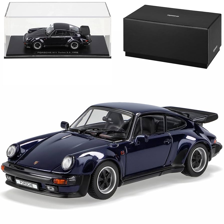 Porsche 911 Turbo 3.3 1988 Dunkel Blau Coupe G-Modell 1973
