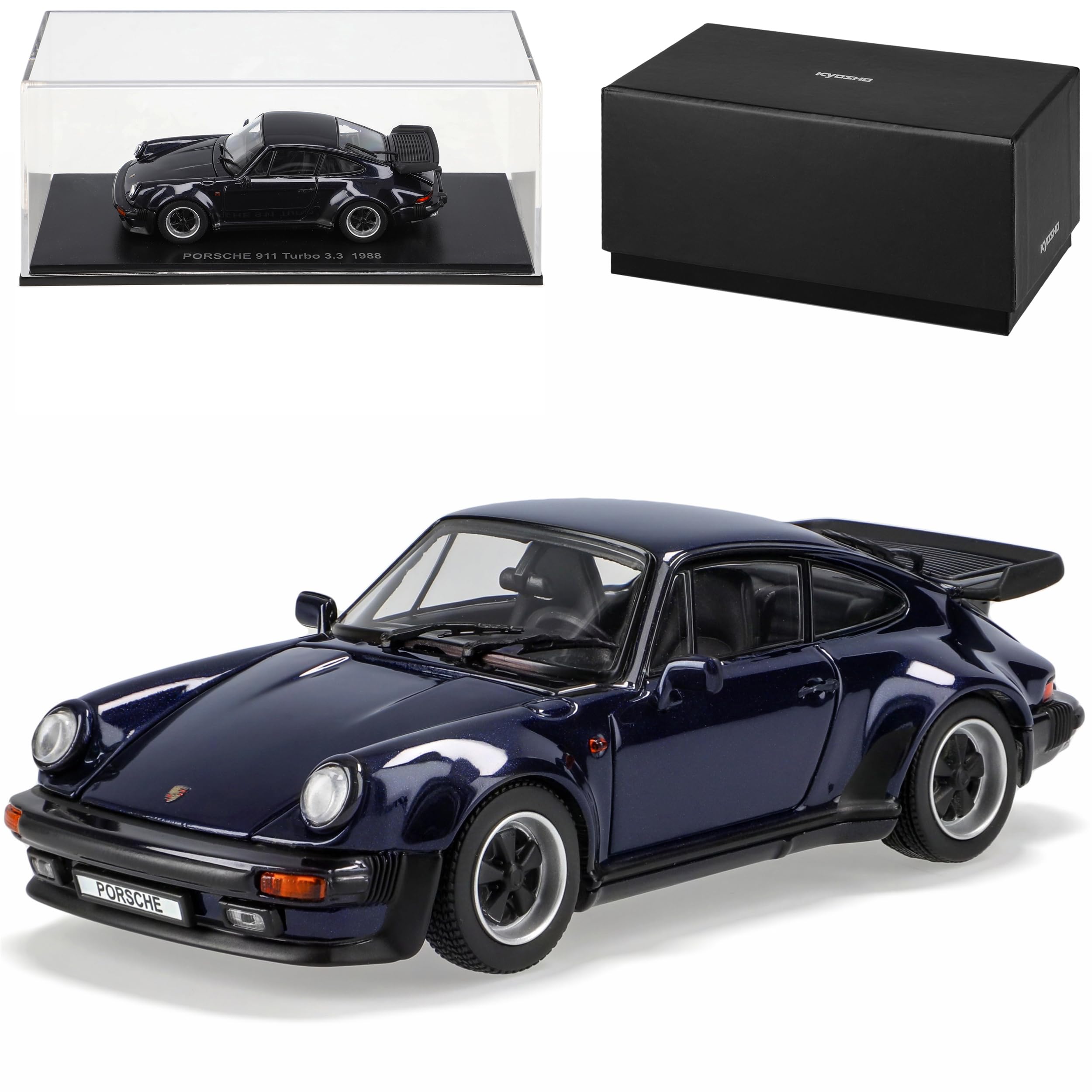 Porsche 911 Turbo 3.3 1988 Dunkel Blau Coupe G-Modell 1973-1989 1