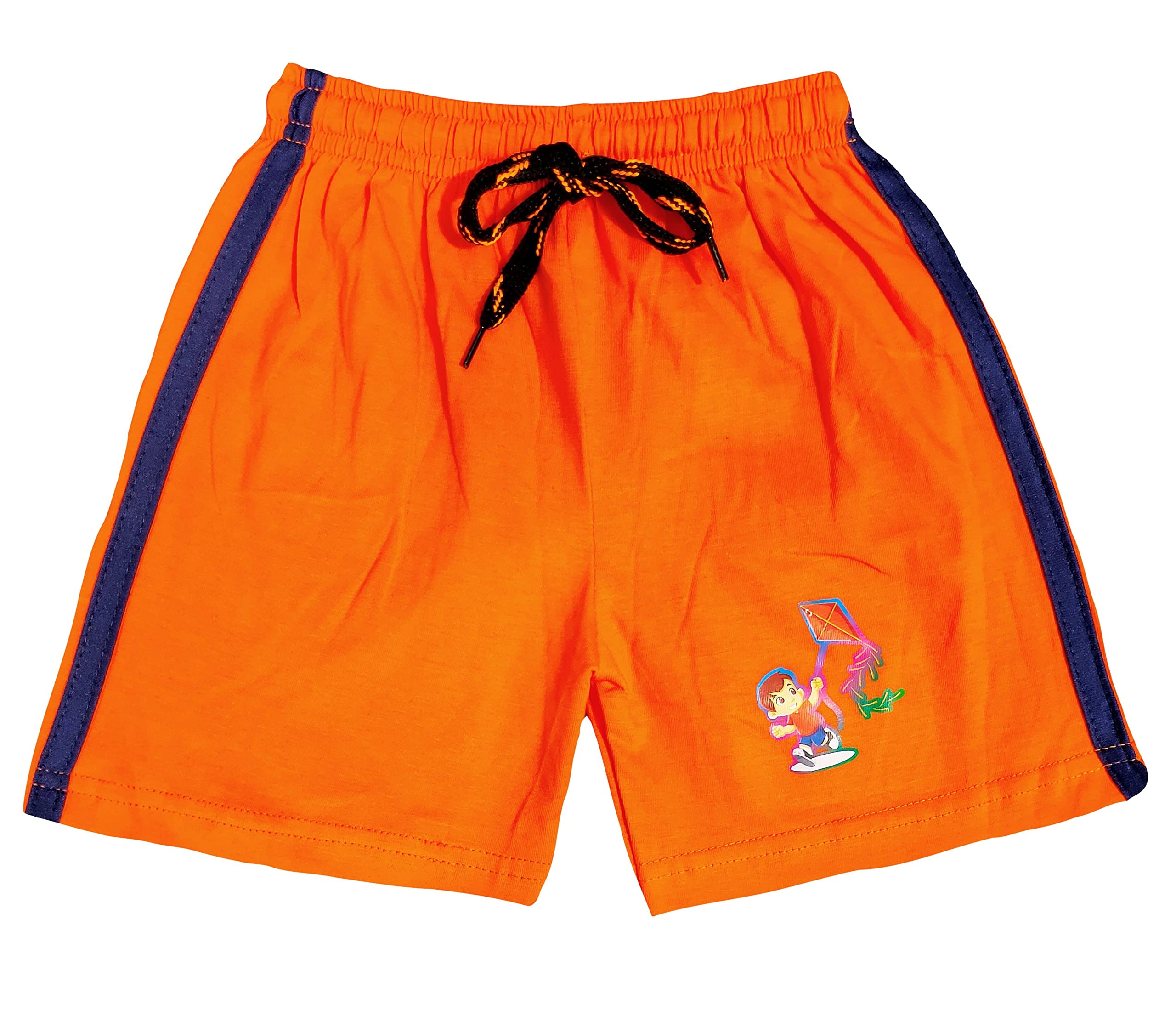 BABA AND BABY Boys and Girls Regular Cotton Shorts Pack of 5 (18-24 Months, Multi-2) 4