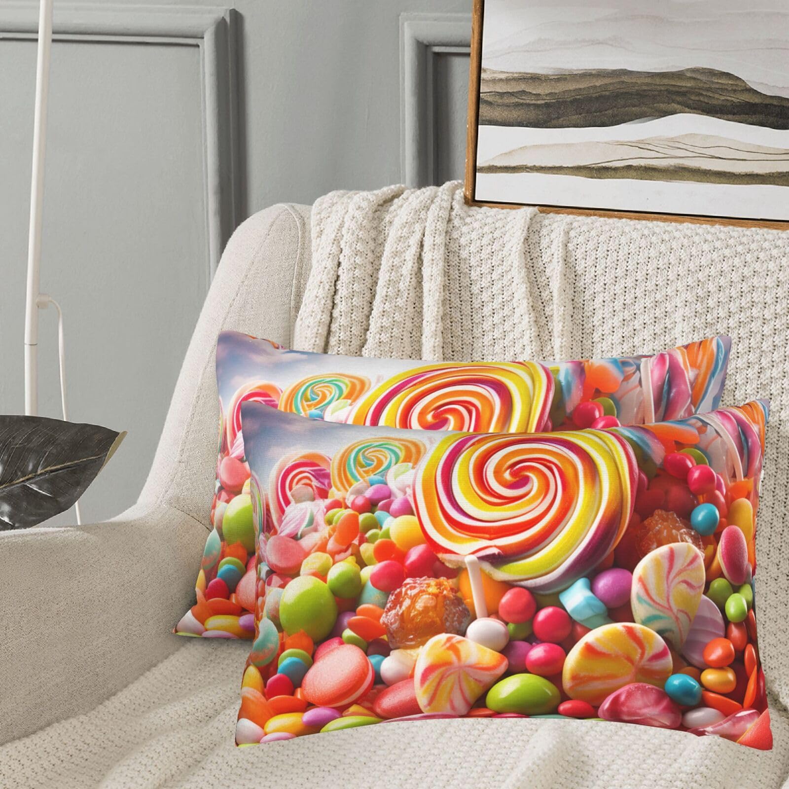 Amazon.com: 2 Pack Small/Standard/Queen Size Pillow Cases with