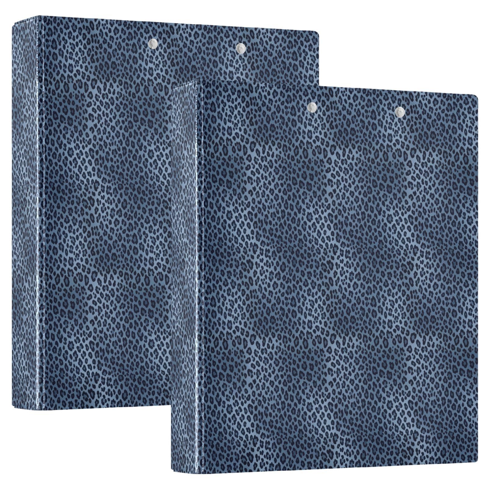 Raccoglitore a tre anelli per quaderni, 3,8 cm, confezione da 2, blu navy