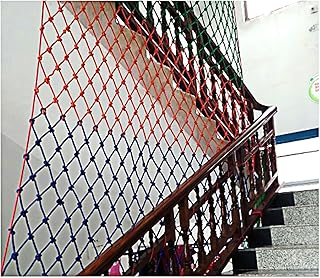 Protection Safety Net Rope Net Colored Rope Net For Safety Protection Multi-size And Multi-color Rope Net Climbing Amusement Equipment Ceiling Decoration Color Nylon Rope Net (20m(Size:3*5m （10*16ft）)