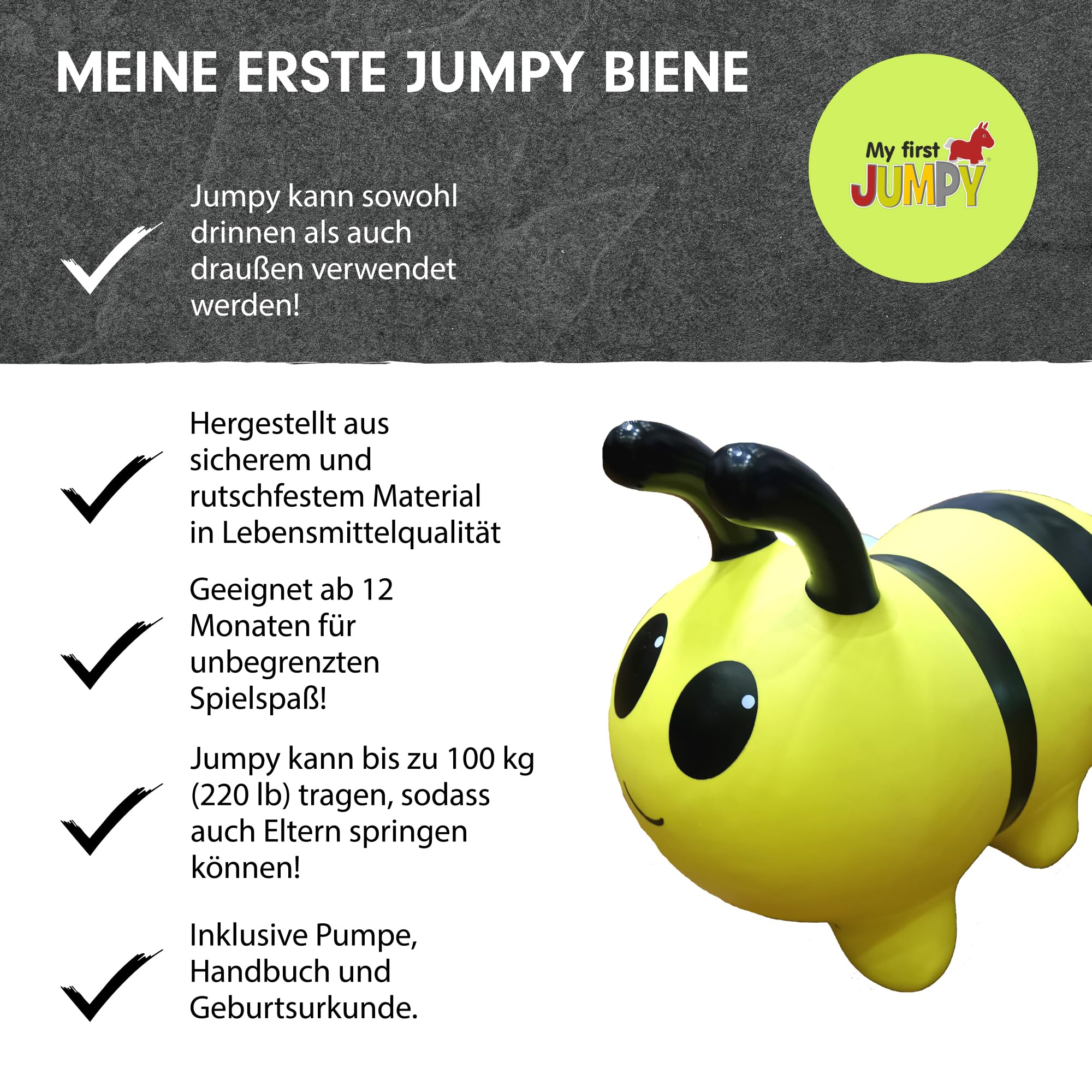 Jumpy Hüpftier Biene