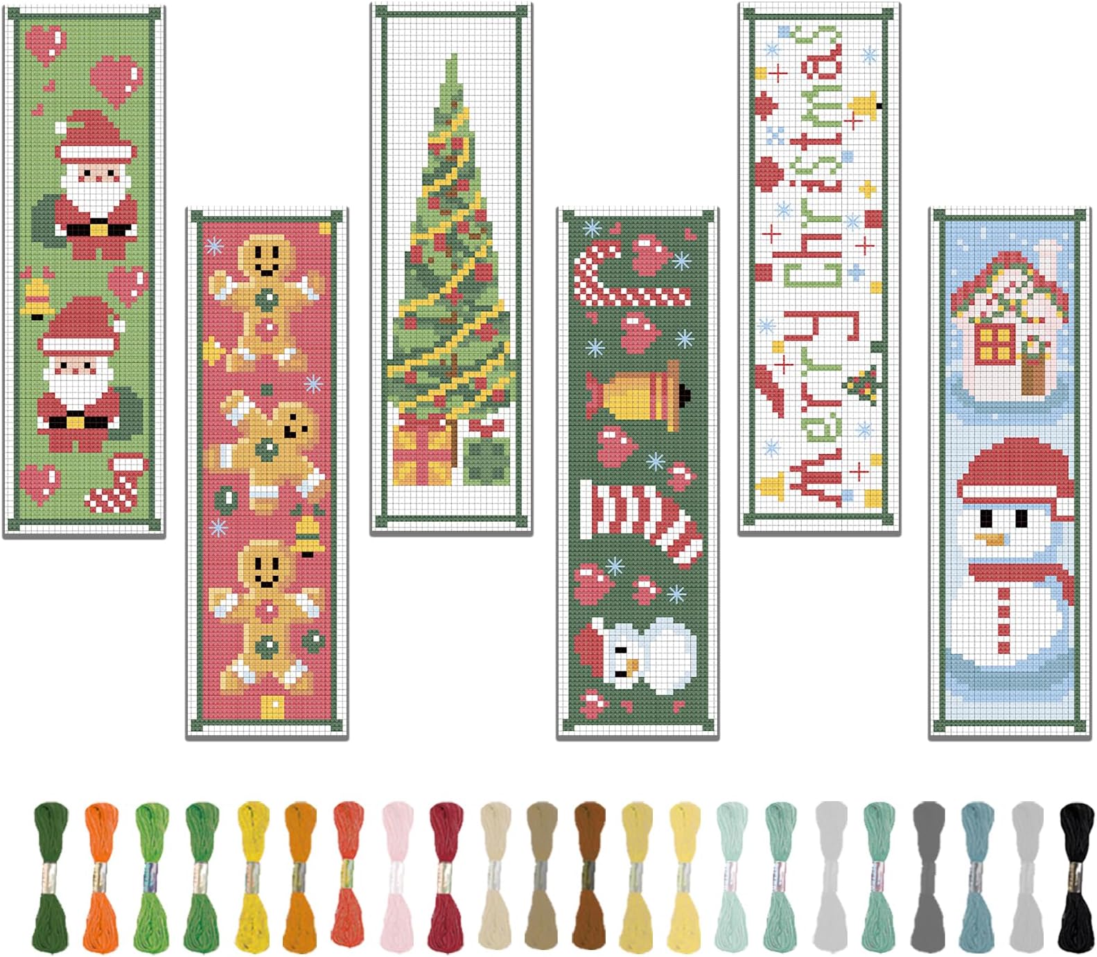 2 Marque Pages Chatons Ludiques - Kit Point De Croix Compté - Vervaco