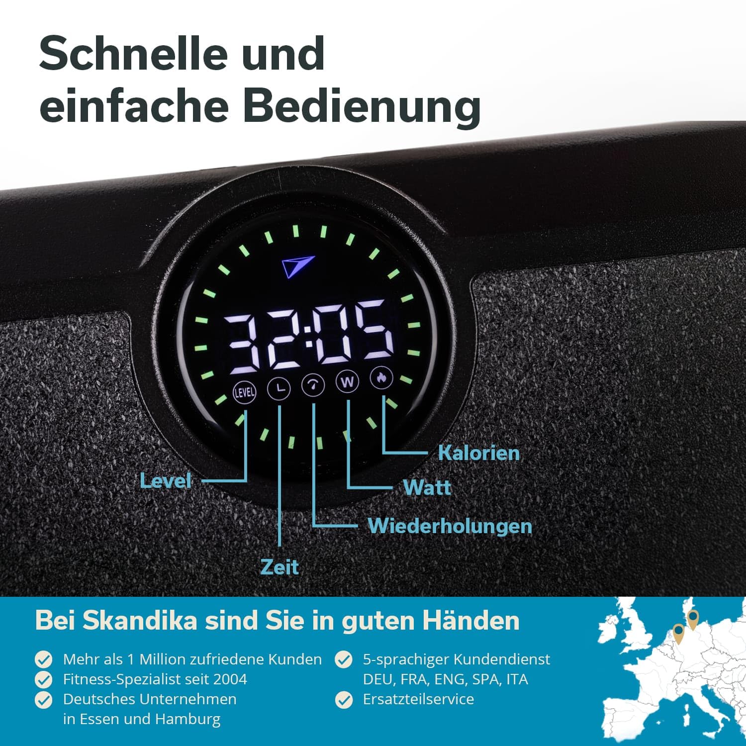Skandika Kraftstation Smart Training Station | Fitnessgerät für zuhause, 50 kg Seilzug, Multifunktion Home-Gym Equipment, Ganzkörpertraining, Calisthenics | Fitnessstation, Trainingsgerät, Fitness