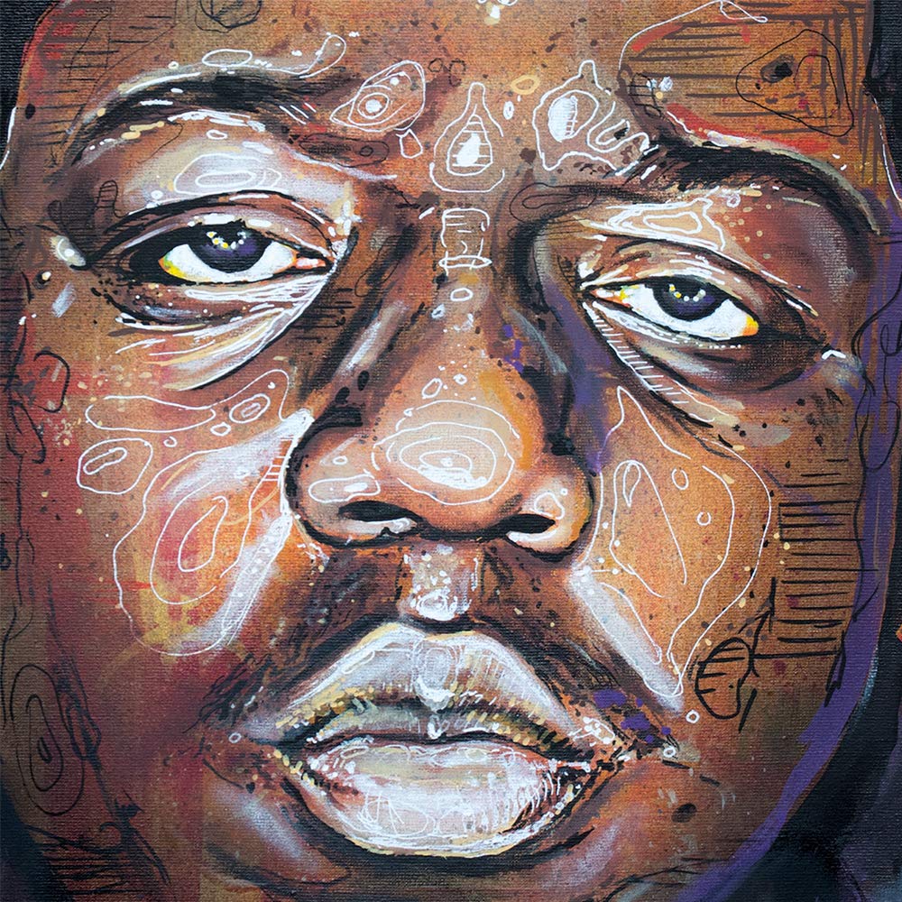 Hip Hop - Poster Rap 01 29,7 x 42 cm (A3) - incorniciato e firmato