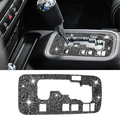 Bling Gear - Adhesivo para cubierta de caja de cambios, adhesivo para el interior del automóvil para mujeres y hombres, compatible con Wrangler