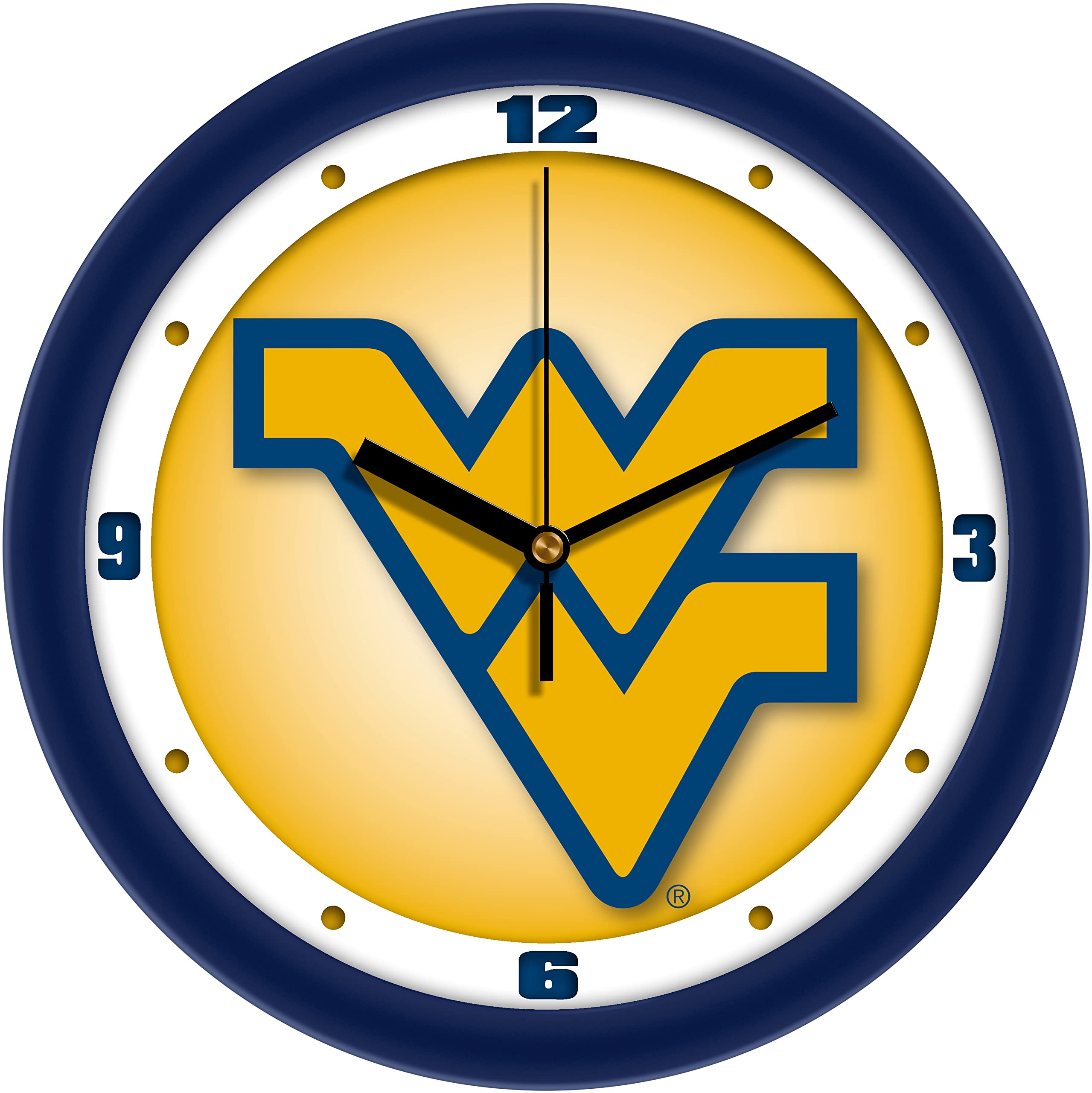 SunTimeWest Virginia Mountaineers - Dimension Wall Clock