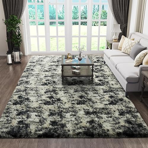 Miniatura 128 de Ophanie - Alfombra redonda rosa para dormitorio de niñas, alfombra circular de área de felpa kawaii esponjosa para niños, linda alfombra de Navidad