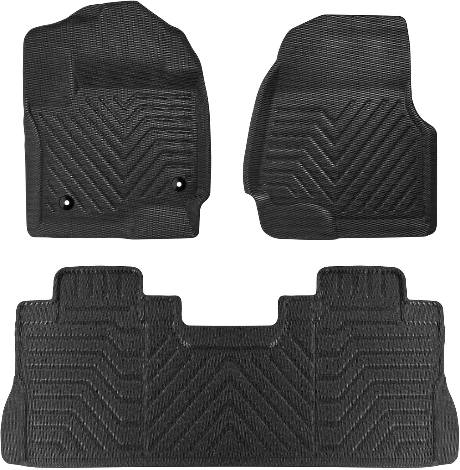 Floor mats for Ford F-Series crew cab (2017-2025) with Fold Flat Storage