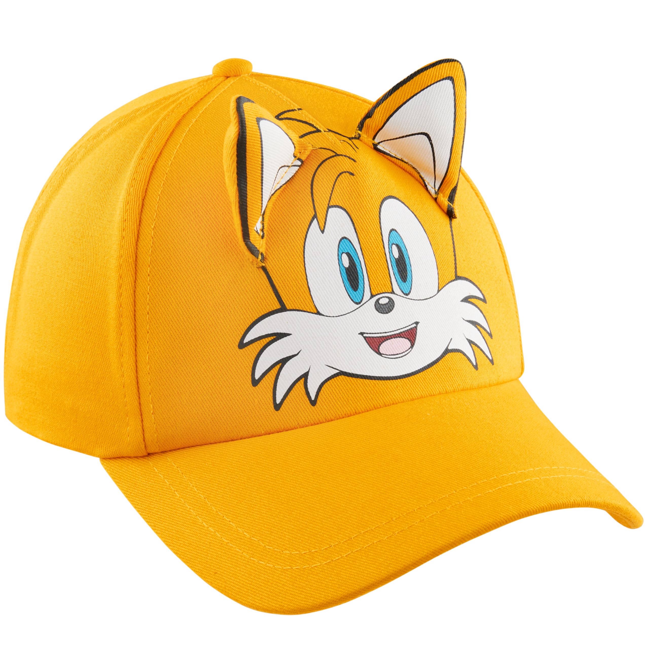 Get Trend Sonic THE Hedgehog Cap for Boys Peaked Baseball Cap Sun Hat Knuckles Shadow Sports Holiday Essentials Gamer Gifts for Boys (Yellow Tails)