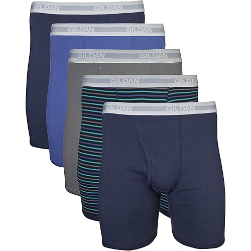 Gildan Men's Underwear Boxer Briefs, Multipack