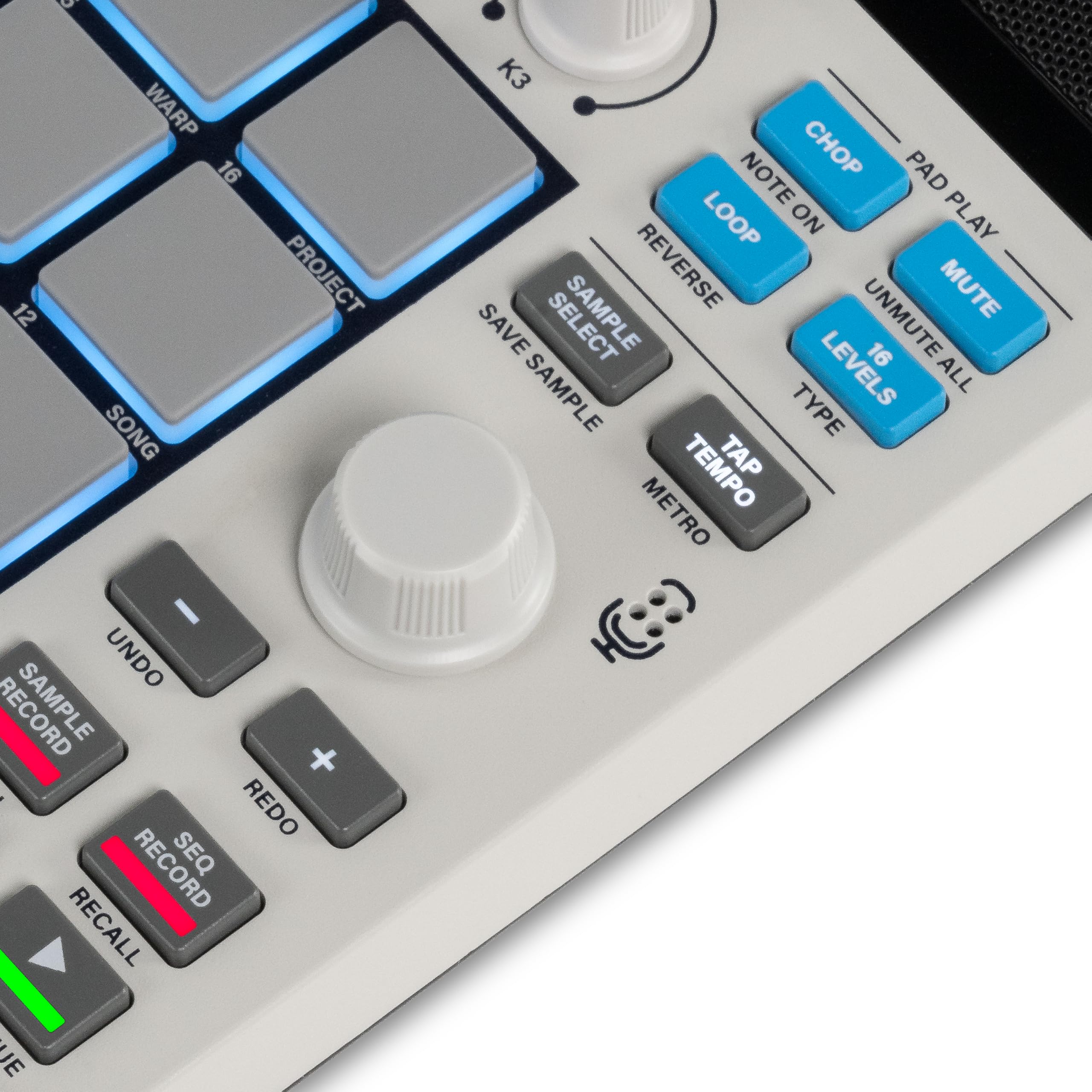 Akai Professional MPC Sample - Sampler Portable Autonome, Séquenceur et Processeur d'Effets avec Batterie Rechargeable, USB-C, Haut-Parleur et Micro