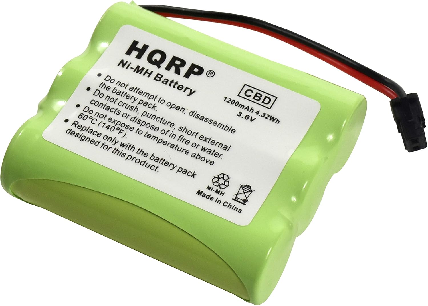 HQRP 10-Pack Cordless Phone Battery for Uniden BT-1006 BT1006 EXI916, EXI917 EXI960 EXI976 EXI8965 EXI916 EXI917 EXI960 EXI976 Replacement Extended High-Capacity