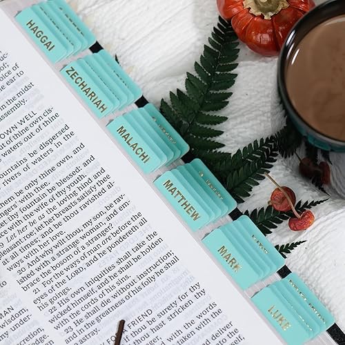 Miniatura 3 de Pestañas de cuero para la Biblia, pestañas de la Biblia para mujeres y hombres, pestañas de la Biblia para Biblia de estudio, 80 pestañas de índice