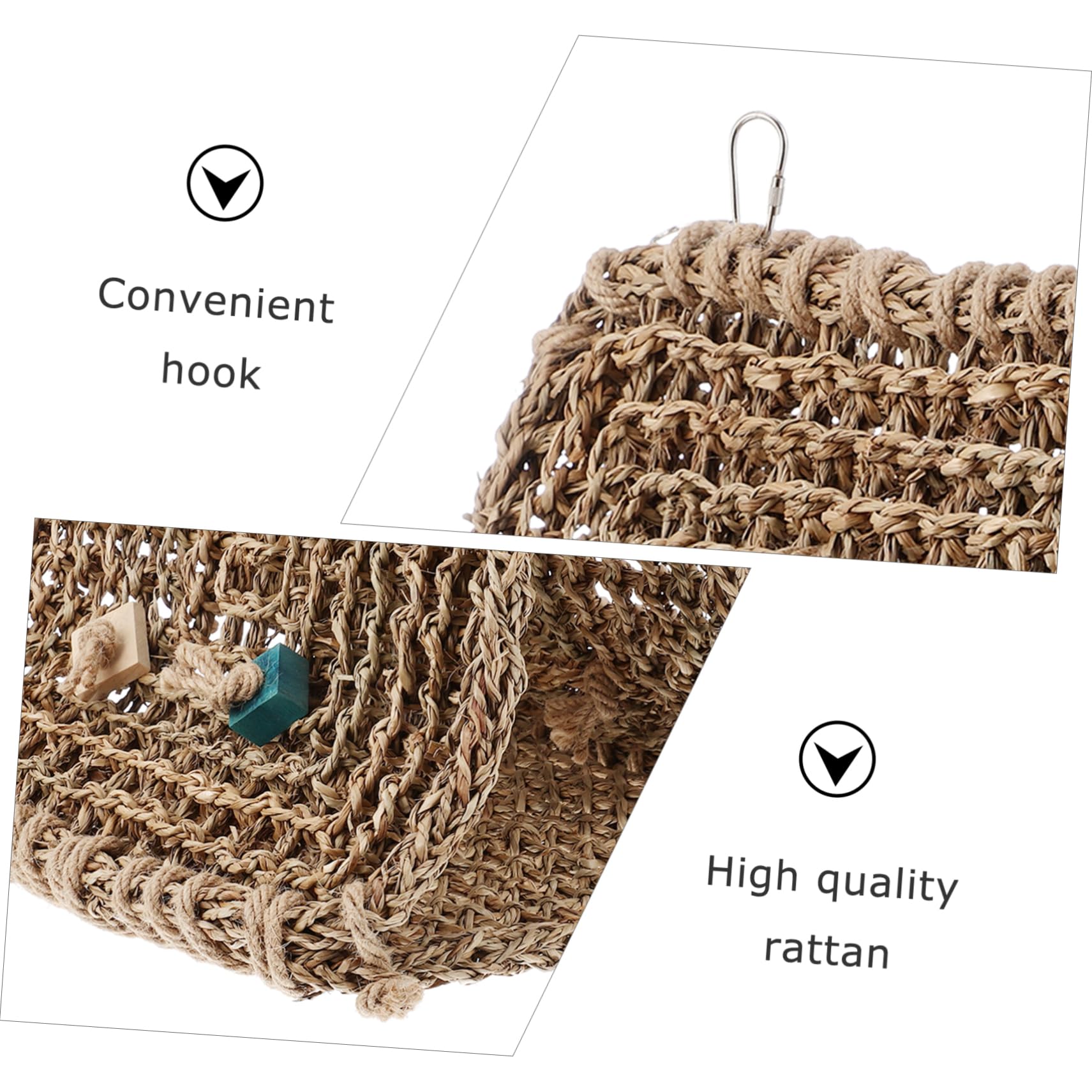 SUPVOX Hamac Suspendu pour Oiseaux Nichoir pour Perroquet Abri de Cage Maison pour Oiseaux Lit de Perroquet Plusieurs Styles