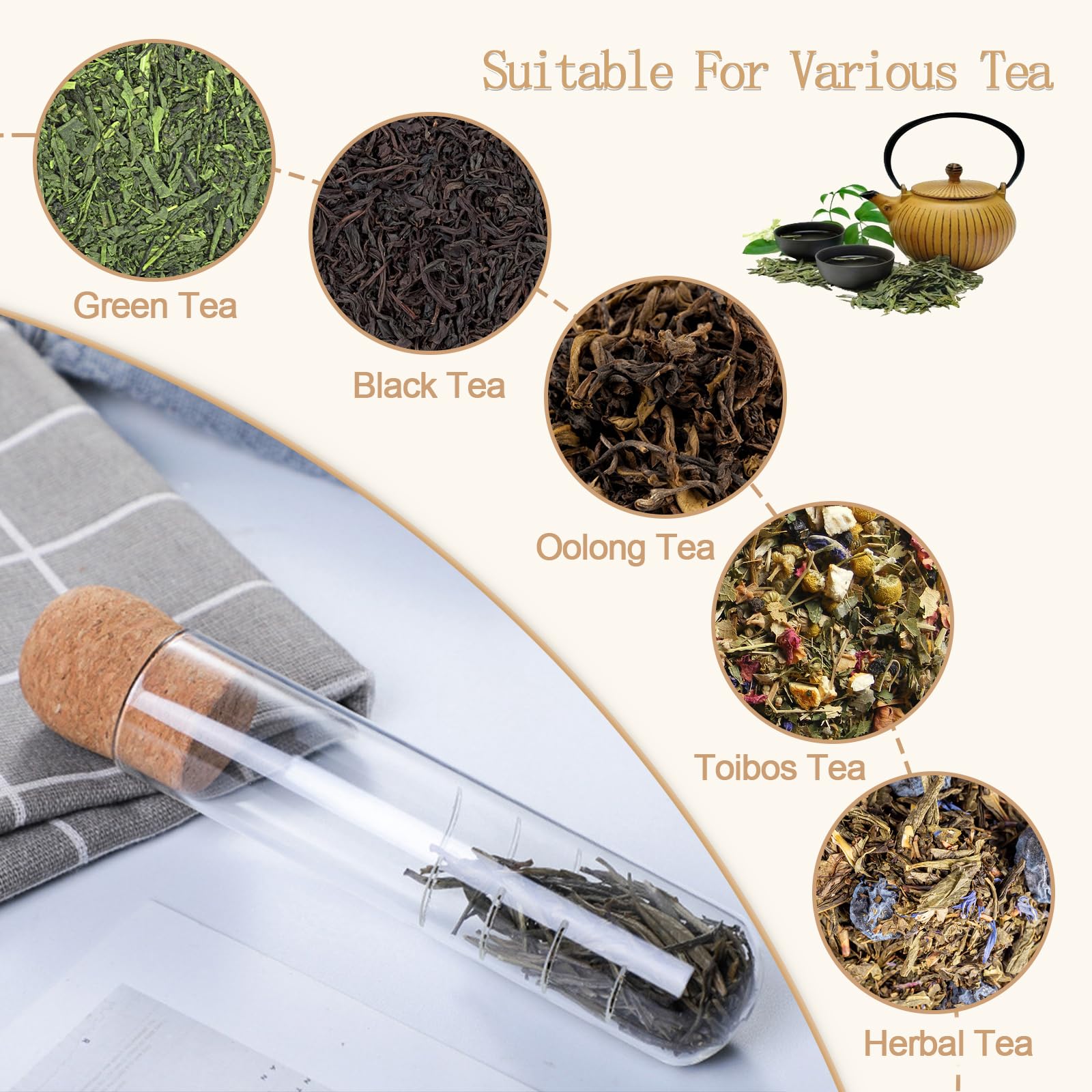 Infusore Tè 2 Pezzi Filtro Per Te Sfuso, Infusore Di Tè Unico
