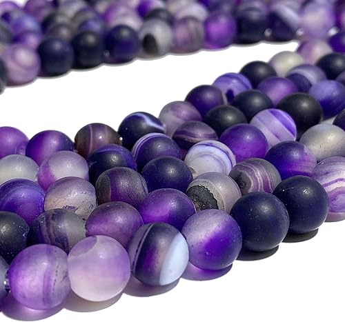 Miniatura 86 de ABCGEMS - Cuentas de morganita africana (agujero grande de 0.079 in)