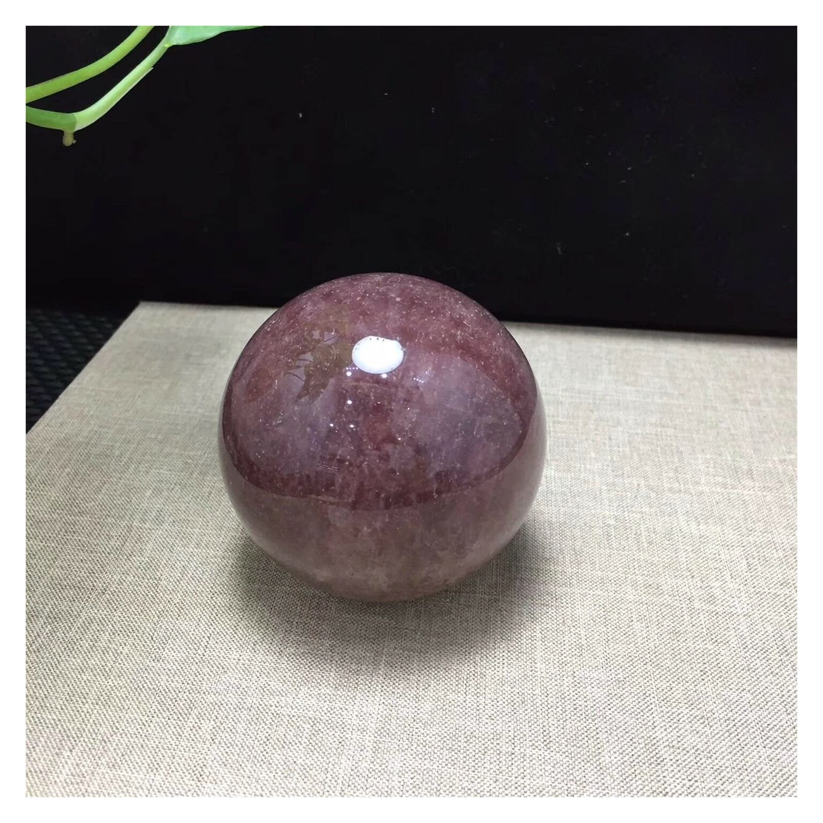 Plein de Textures 1pcs Boule de Cristaux de Quartz Naturel Pierres Naturelles et sphère de Pierres précieuses décoration de la Maison Feng Shui Artisanat Cadeau Ornements décoration
