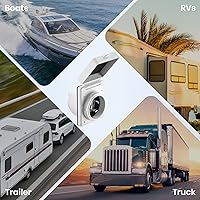 Vista 7 de Kohree Enchufe de Entrada RV de 30 Amperios con Bloqueo Giratorio, Enchufe de Entrada de Alimentación Externa NEMA L5-30P con 3 Pines y Tornillos