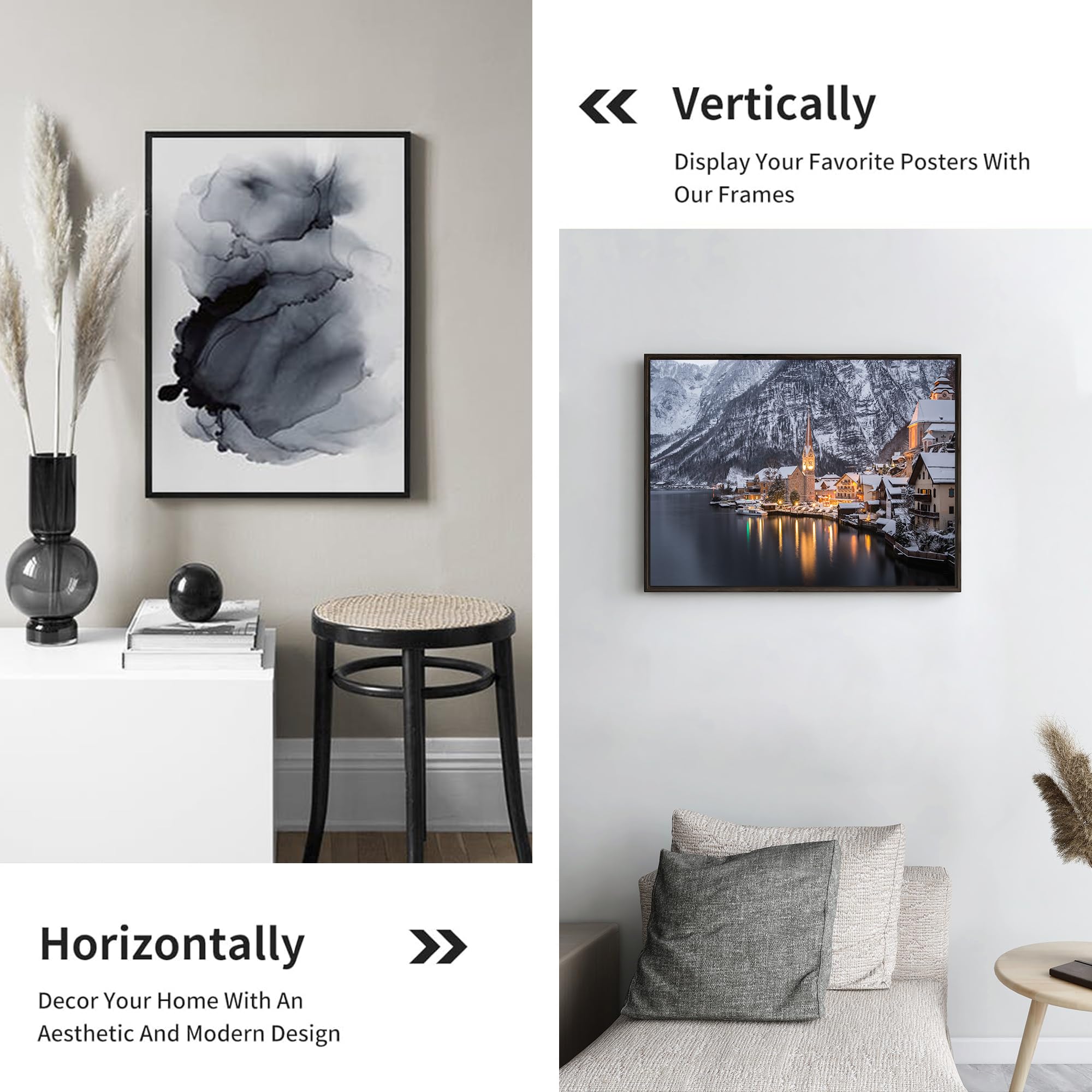 Frametory, 12x18 Picture Frame Black Gallery Wall Art Photo Frame With Plexiglass Vertical Or Horizontal 2 Pack Frametory, 12x18 Picture Frame Black Gallery Wall Art Photo Frame With Plexiglass Vertical Or Horizontal 2 Pack