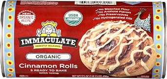 Immaculate Baking Organic Cinnamon Rolls with Icing, 5 Rolls, 17.5 oz.