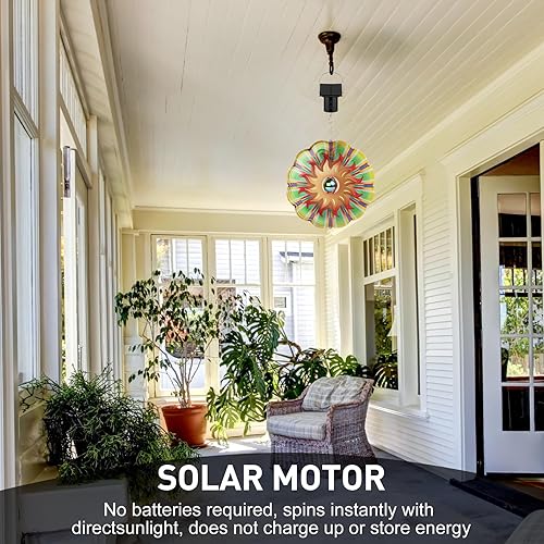 Miniatura 2 de DuBnt Motor giratorio accionado por energía solar